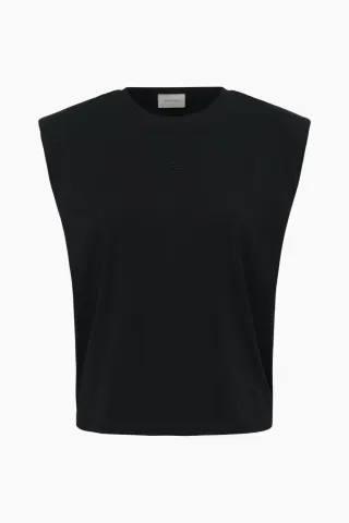 Gestuz GZkathrin Muscle Tee – sort — produktfoto