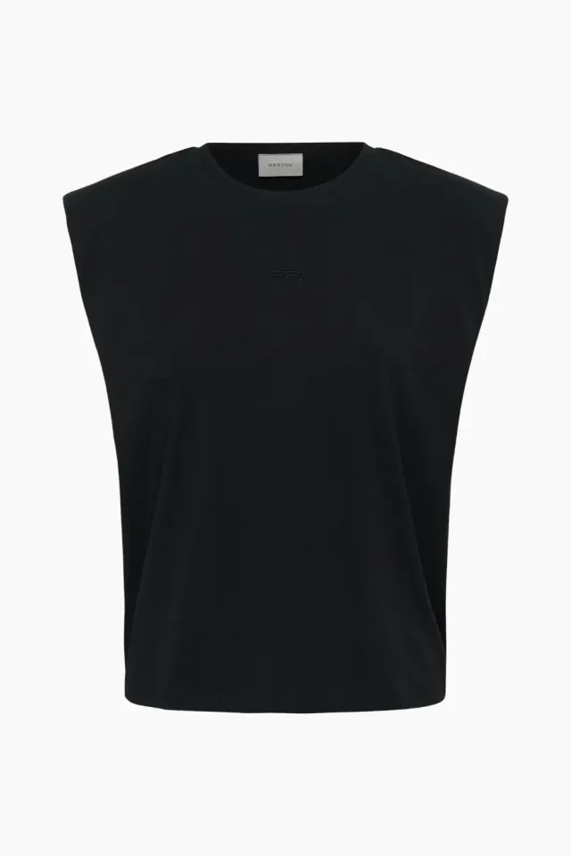 Gestuz GZkathrin Muscle Tee – sort — produktfoto