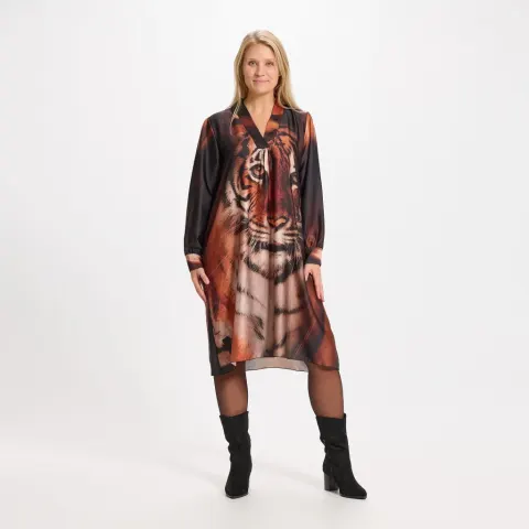 Marta du Château kjole 35222E – Marrone — produktfoto