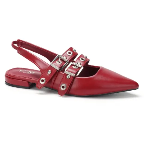 Nadja slingback ballerina 77-638 – Wine — produktfoto