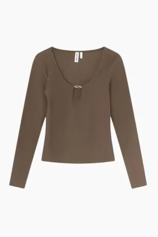 Résumé LucyRS Blouse – brun — produktfoto