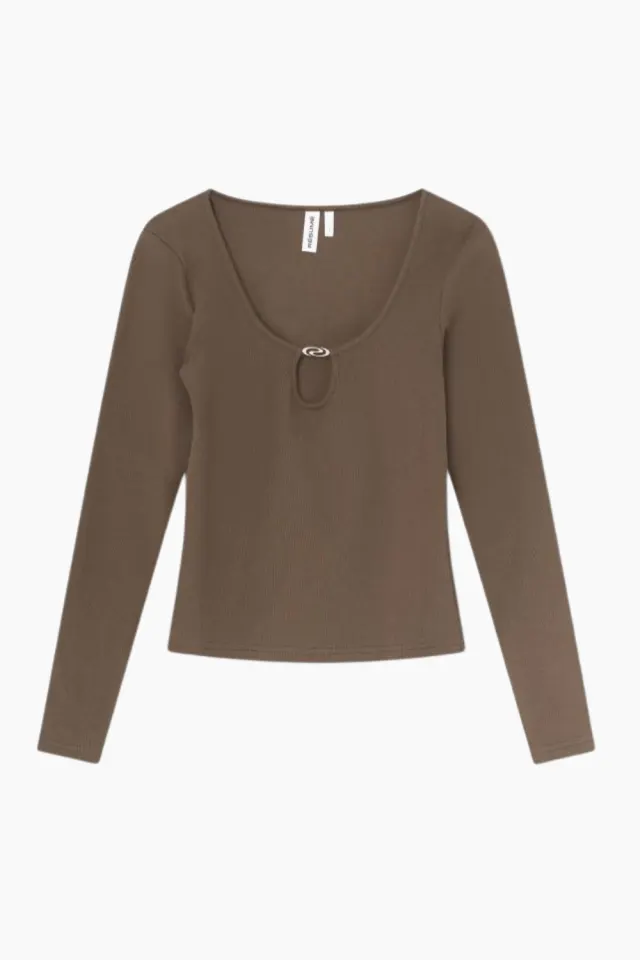 Résumé LucyRS Blouse – brun — produktfoto