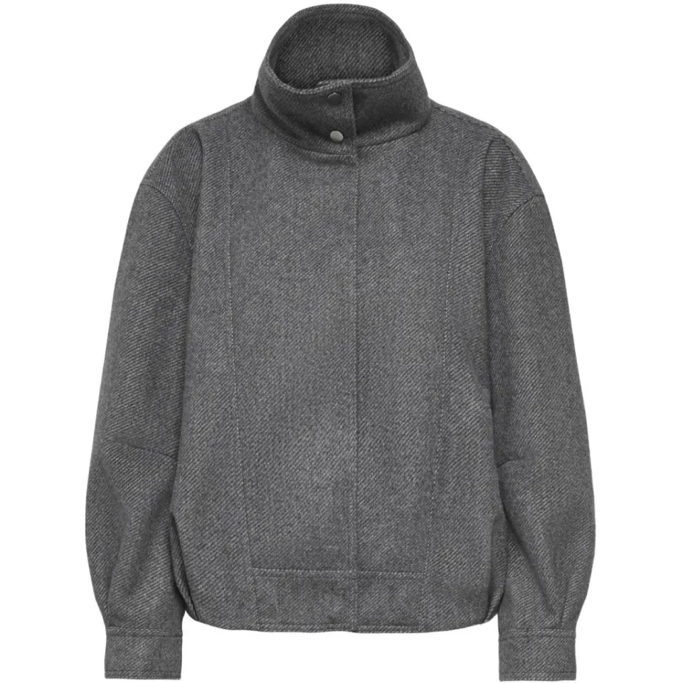 ONLY jakke Onlasta – Dark grey melange — produktfoto
