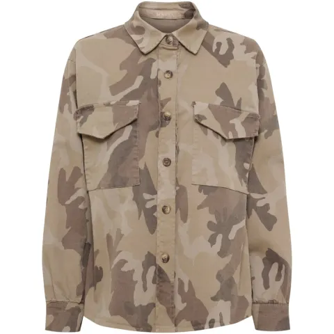 Marta du Château Jakke MdcMoonstone 68831 – Beige camo — produktfoto