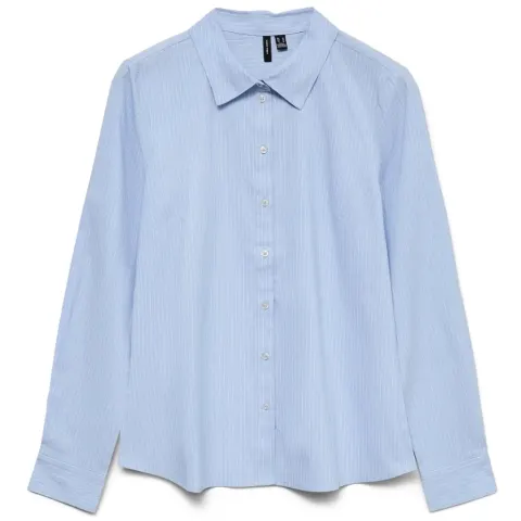 Vero Moda skjorte Vmsophie – Light Blue Friba stripes — produktfoto