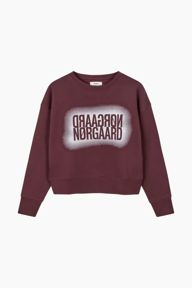 Mads Nørgaard Organic Sweat Tilvina Sweatshirt – Sassafras — produktfoto