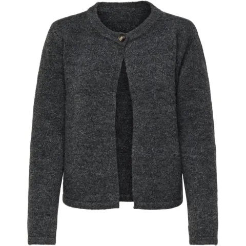 ONLY cardigan Onlaltos – Dark grey melange — produktfoto