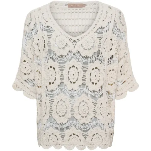 Marta du Château bluse MdcSassie 1016 – beige — produktfoto