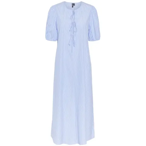 Pieces tie kjole Pcholly – Cornflower Blue — produktfoto