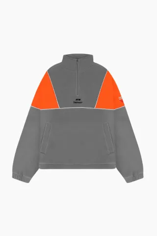bareen Half Zip Fleece Jacket – grå — produktfoto