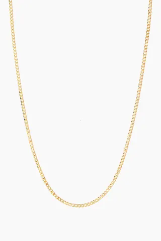Maria Black Saffi Necklace 43 – Goldplated Silver — produktfoto