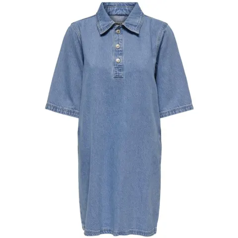 ONLY kjole Onlgry – Light Blue Denim — produktfoto