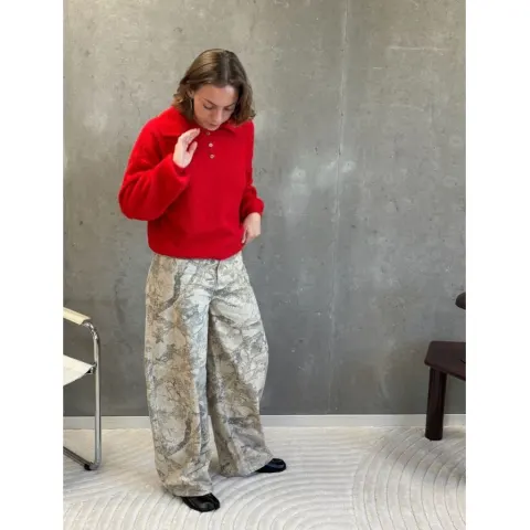 LULULIA Strik LuApricot 9715UnitoLU – rød — produktfoto