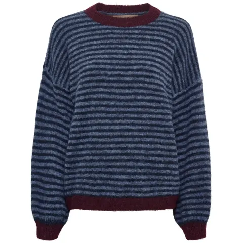 Marta du Château Strik MdcReverie 9602 – Navy/Jeans — produktfoto