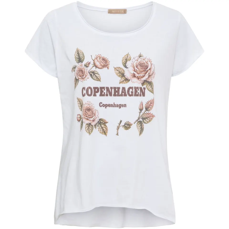 Marta du Château T-Shirt MdcMarie 1535 – White Copenhagen — produktfoto