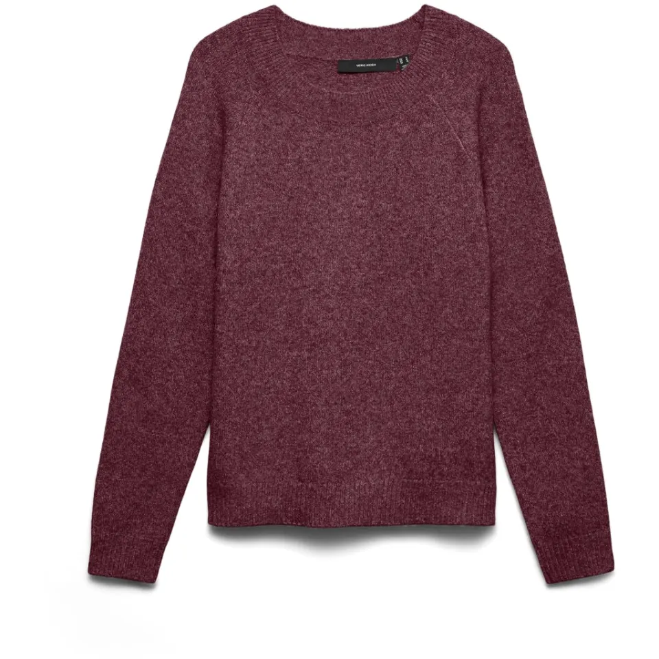 Vero Moda strik Vmdoffy – Windsor Wine W. BLACK MELANGE — produktfoto