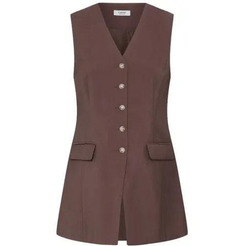 b.young vest Byessie – French roast — produktfoto