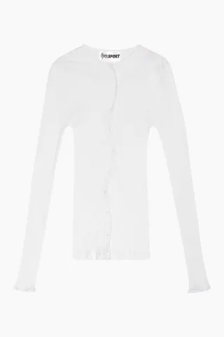OpéraSPORT Claire Seamless Top – hvid — produktfoto