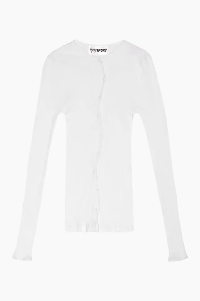 OpéraSPORT Claire Seamless Top – hvid — produktfoto