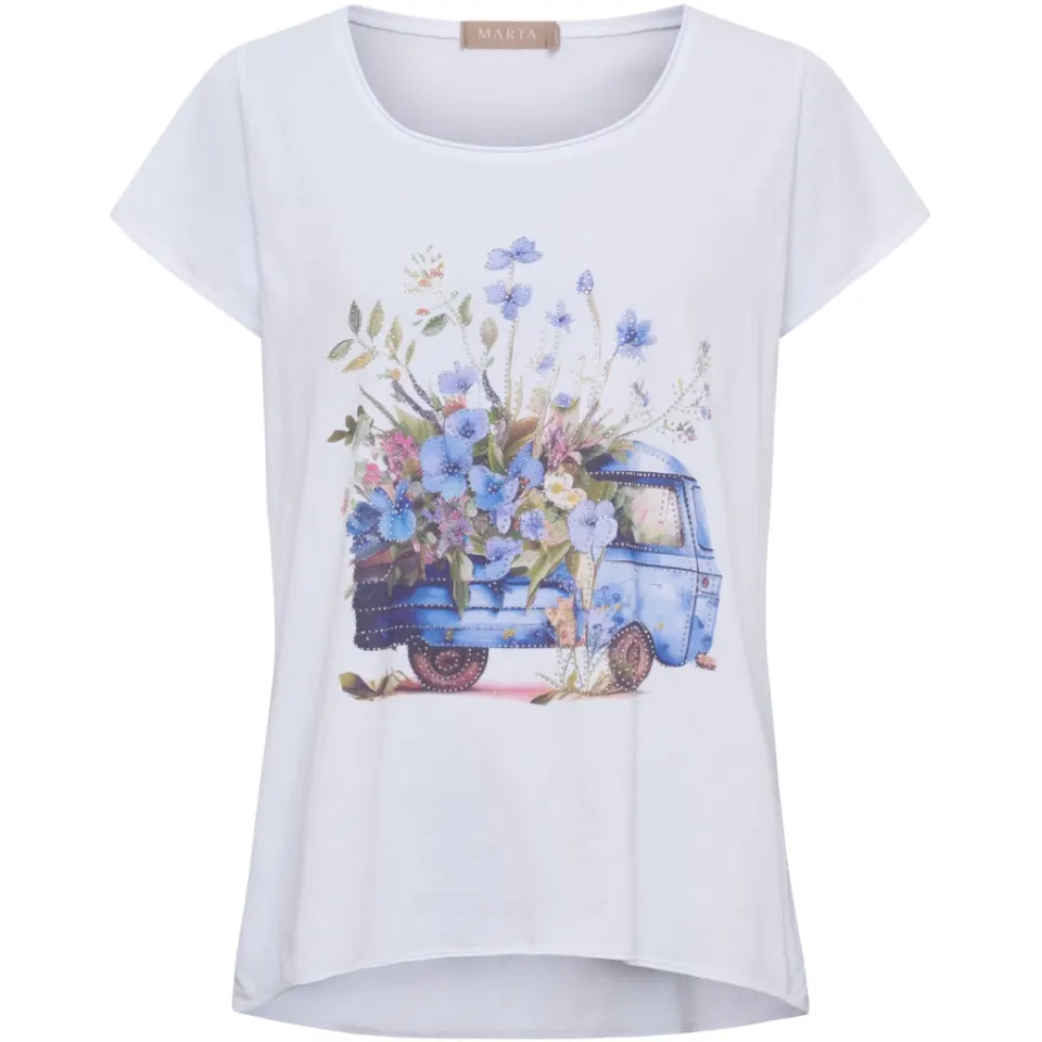 Marta du Château T-Shirt MdcMarie 1535 – Jeans — produktfoto