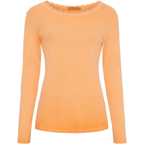 Marta du Château langærmet T-Shirt MdcBelinda 24160 – Arancio — produktfoto