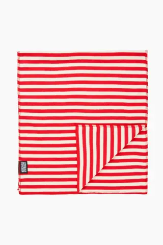 Nørgaard på Strøget NPS Scarf Interlock – Red/Ecru — produktfoto