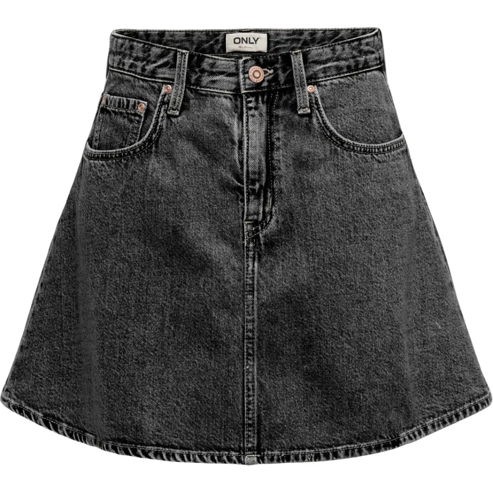 ONLY nederdel Onleden – Washed Black — produktfoto
