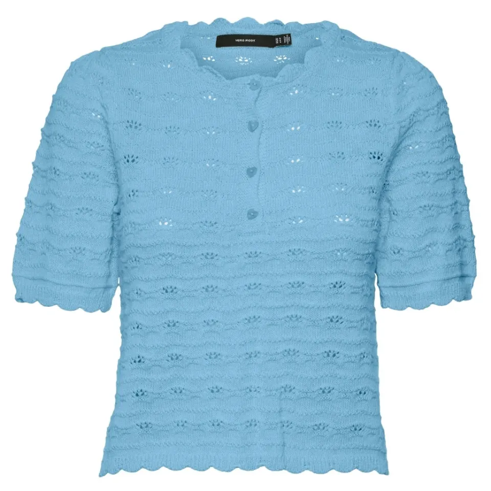 Vero Moda bluse Vmshelby – Airy Blue — produktfoto