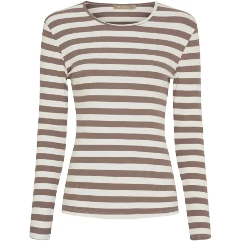 Marta du Château langærmet t-shirt MdcBegonia 7702 – Tortora — produktfoto