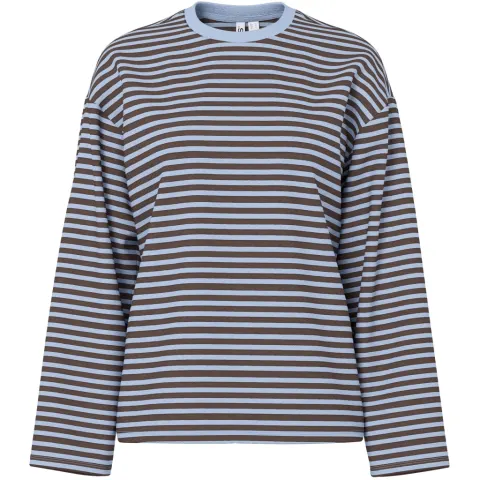 Pieces Bluse Pcsadie – Cashmere Blue Hot Fudge — produktfoto