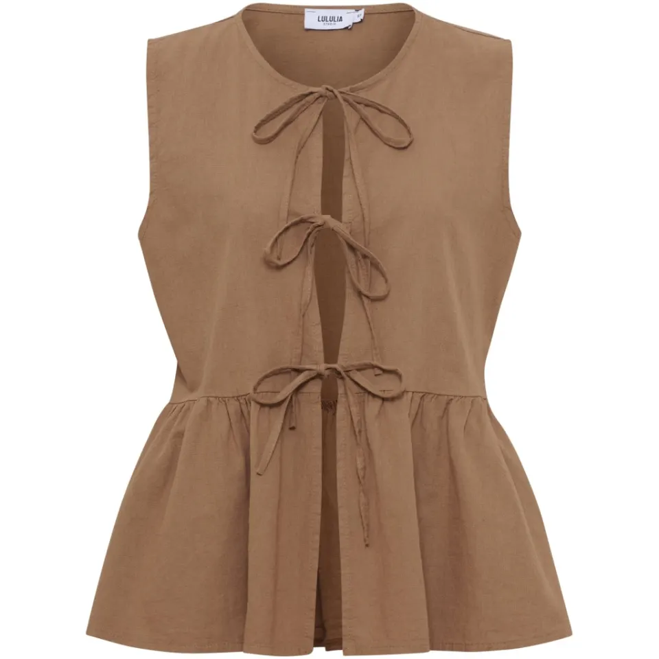 LULULIA Top LUSelma 8256LU – Tobacco — produktfoto