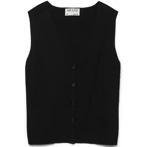 Vero Moda Vest Awsimone – sort — produktfoto