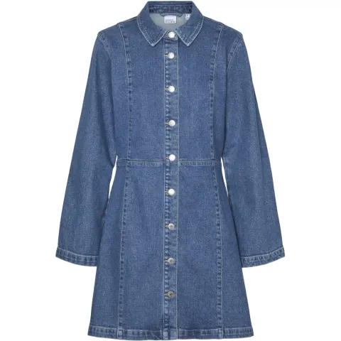 Vero Moda kjole Vmhilja – Medium blue denim — produktfoto