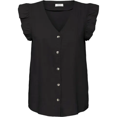 b.young bluse Byfalakka – sort — produktfoto