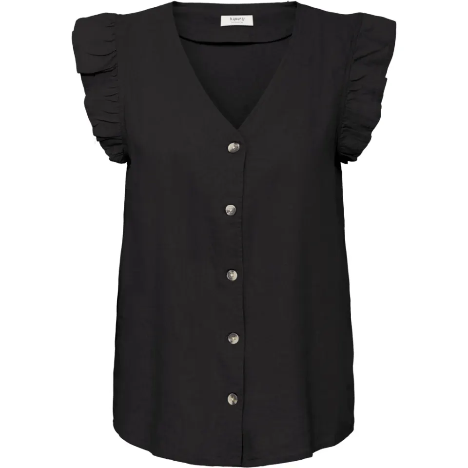 b.young bluse Byfalakka – sort — produktfoto