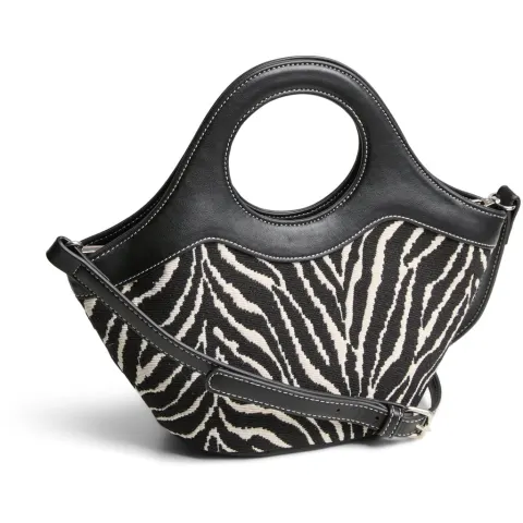 Pieces taske Pcvera med aftagelig skulderrem – Birch Zebra — produktfoto