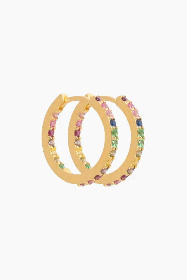 Pico Rainy Medium Hoops – Multi — produktfoto