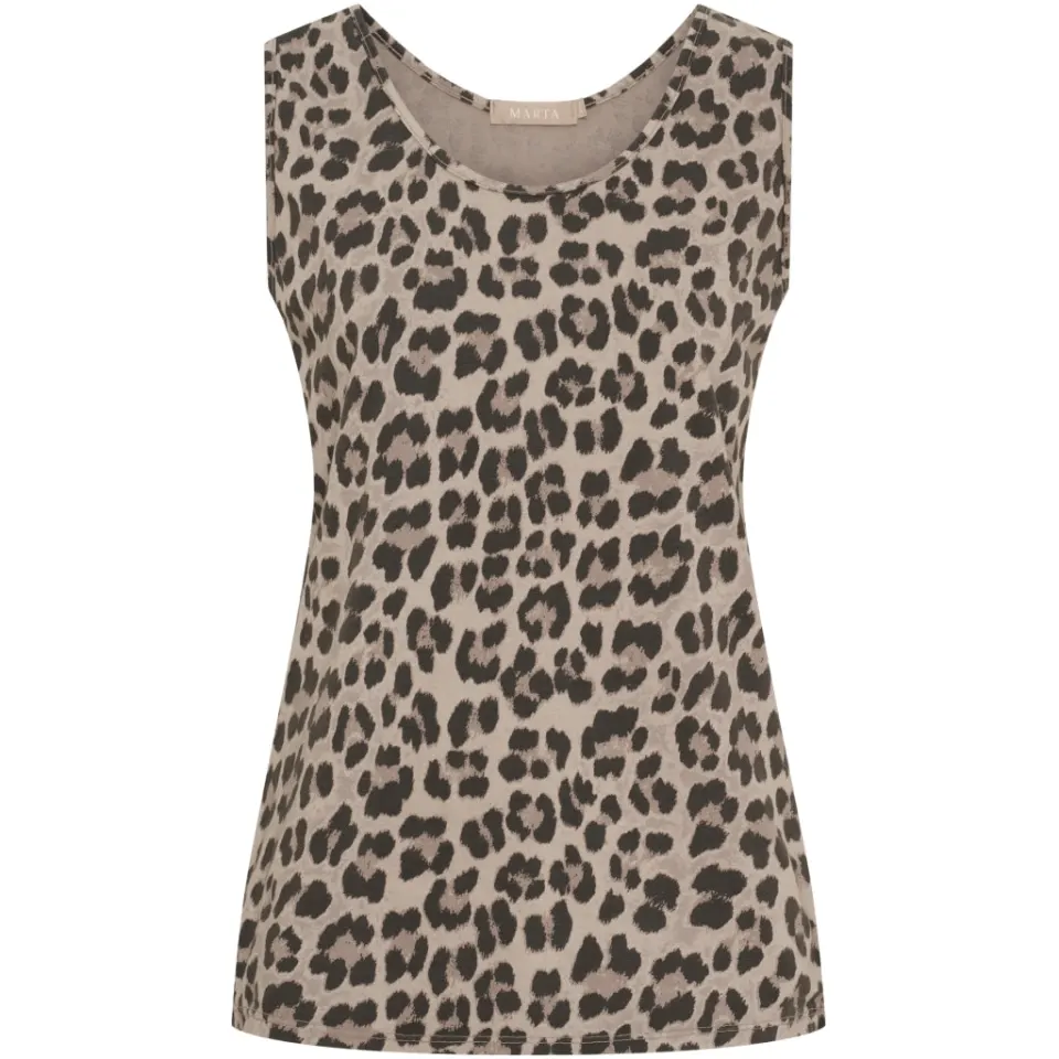 Marta du Château top MdcAngeline 2499 – Beige camo — produktfoto