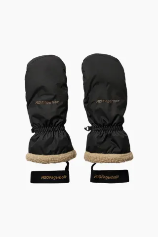 H2O Fagerholt Pile Gloves – sort — produktfoto
