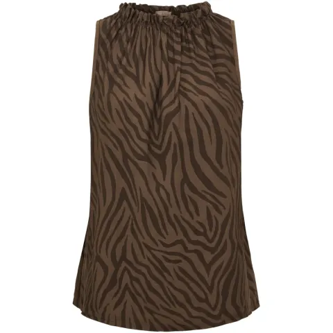Marta du Château top MdcLucina 2319 Zebra – brun — produktfoto