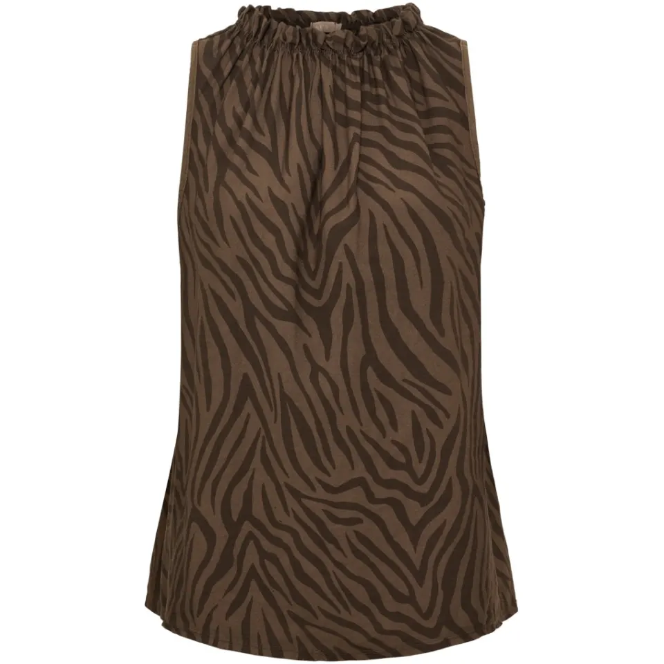 Marta du Château top MdcLucina 2319 Zebra – brun — produktfoto
