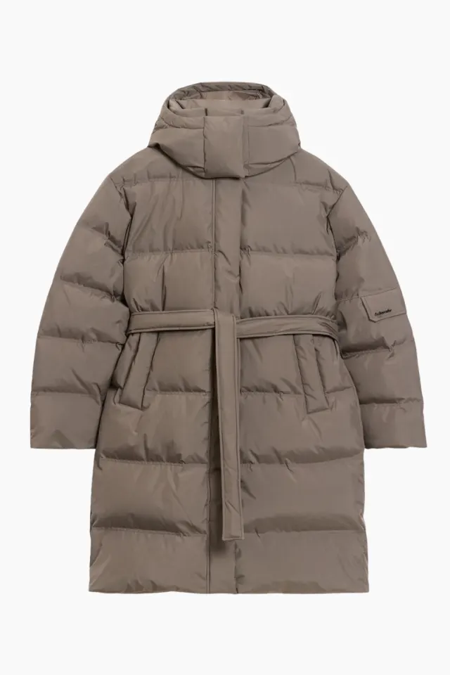 Holzweiler Steilia Ripstop Down Coat – Taupe — produktfoto