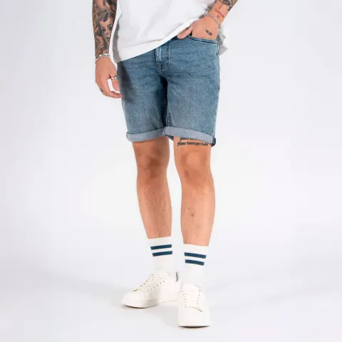 Marcus MAlesli 2223 denim shorts – Blå — produktfoto