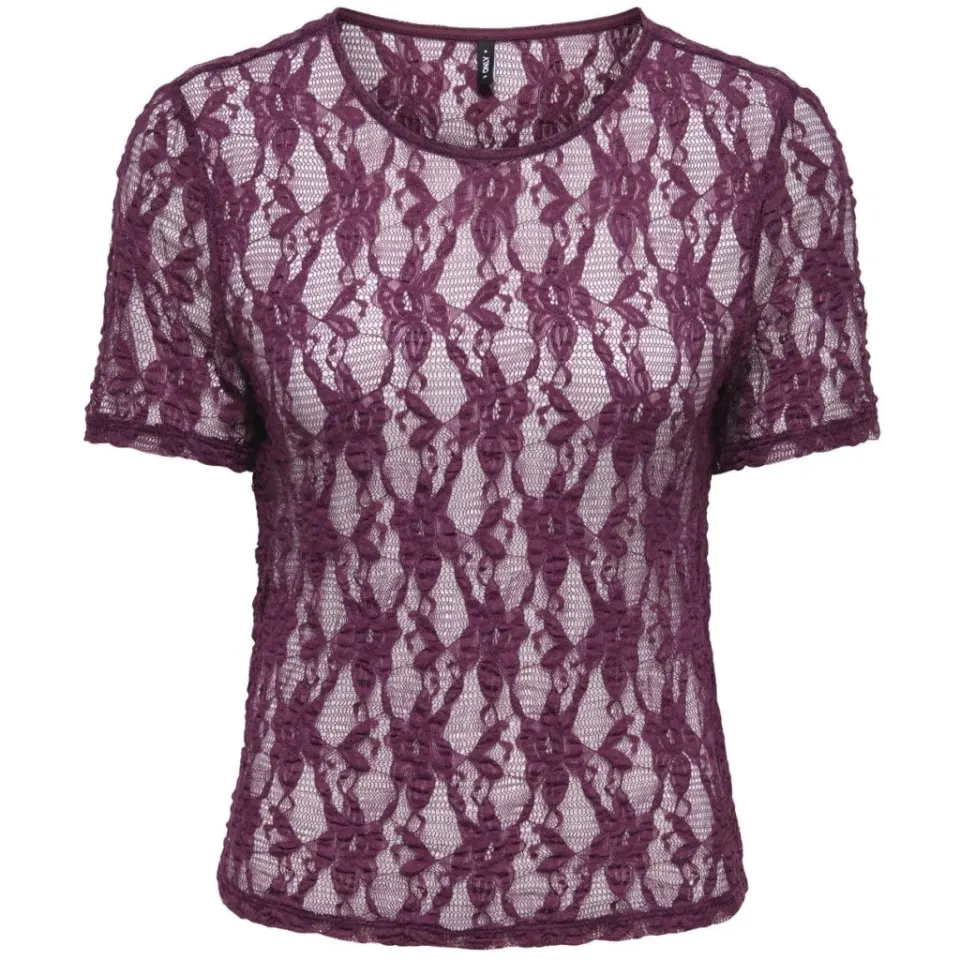 ONLY t-shirt Onlalba – Fig — produktfoto
