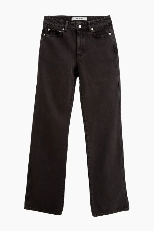 Oval Square Straight Jeans – Chocolate Torte — produktfoto