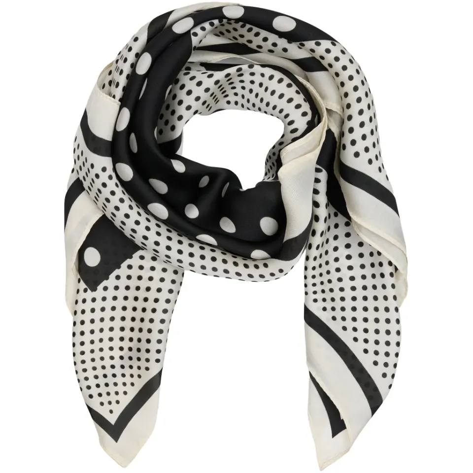 Marta du Château tørklæde MdcJuline FA-Scarf – Black3854 — produktfoto