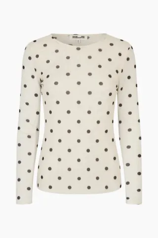 Baum und Pferdgarten Jodie Blouse – Egret Creme Dot — produktfoto