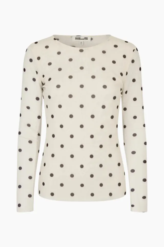 Baum und Pferdgarten Jodie Blouse – Egret Creme Dot — produktfoto