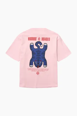 Woodbird WBBalo Tiger Tee – Violet — produktfoto