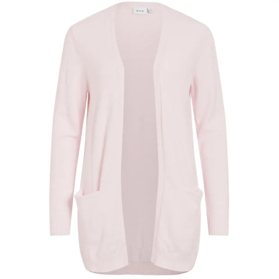 VILA cardigan Viril – Cherry Blossom LIGHT MELANGE — produktfoto